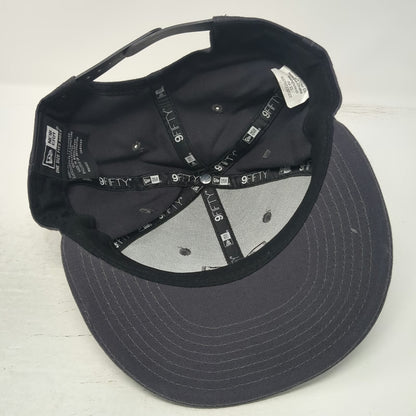 New Era Snapback Gray One Size Hat Method Studio M Logo 9FIFTY Cotton Flat Brim