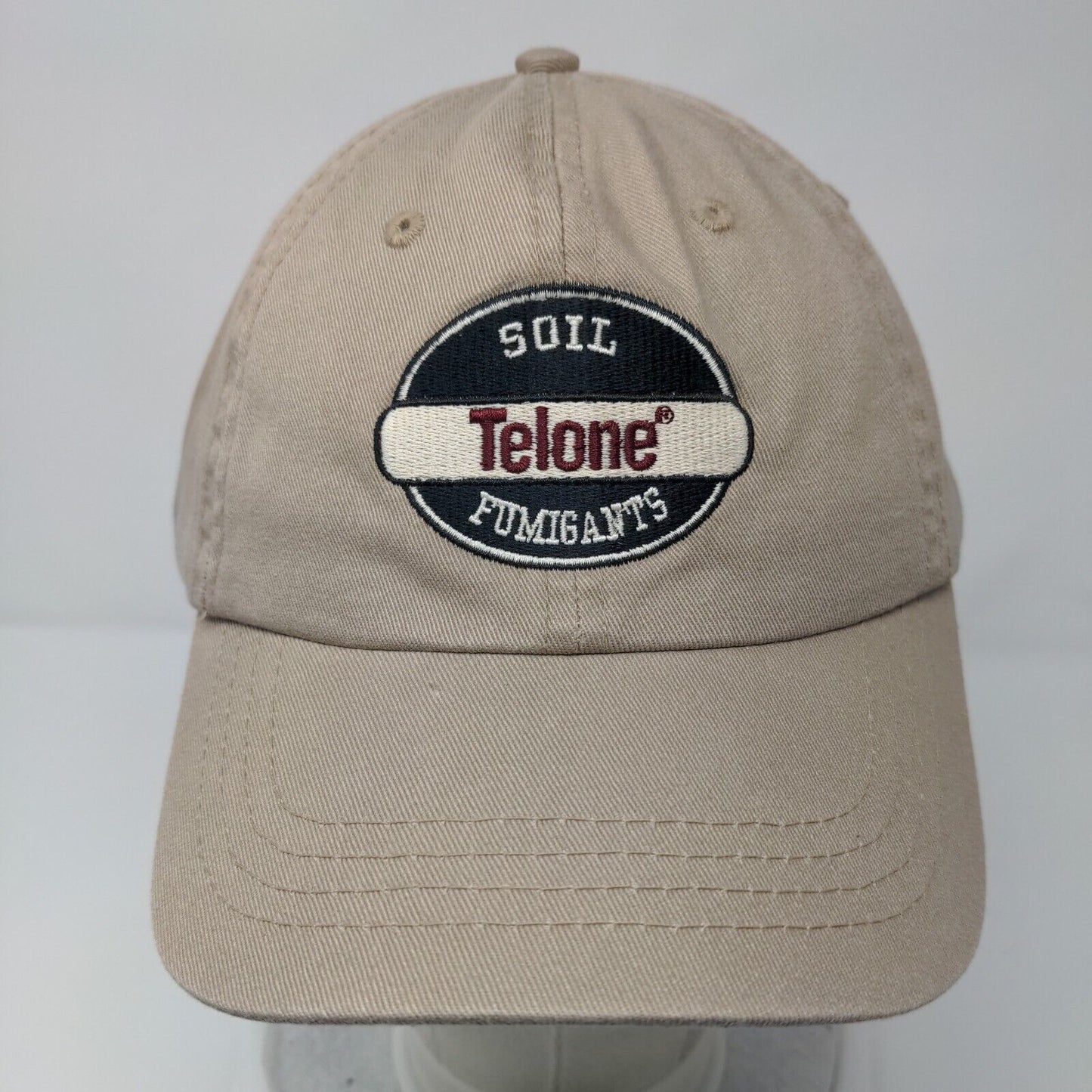 Telone Soil Fumigants Slideback Hat Tan OSFA Dow AgroSciences Legend