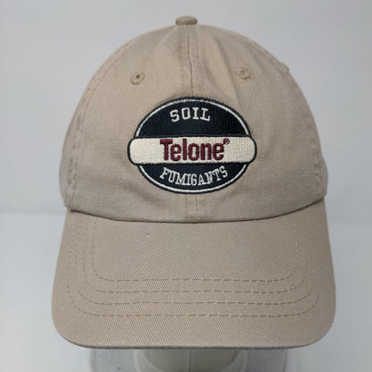Telone Soil Fumigants Slideback Hat Tan OSFA Dow AgroSciences Legend