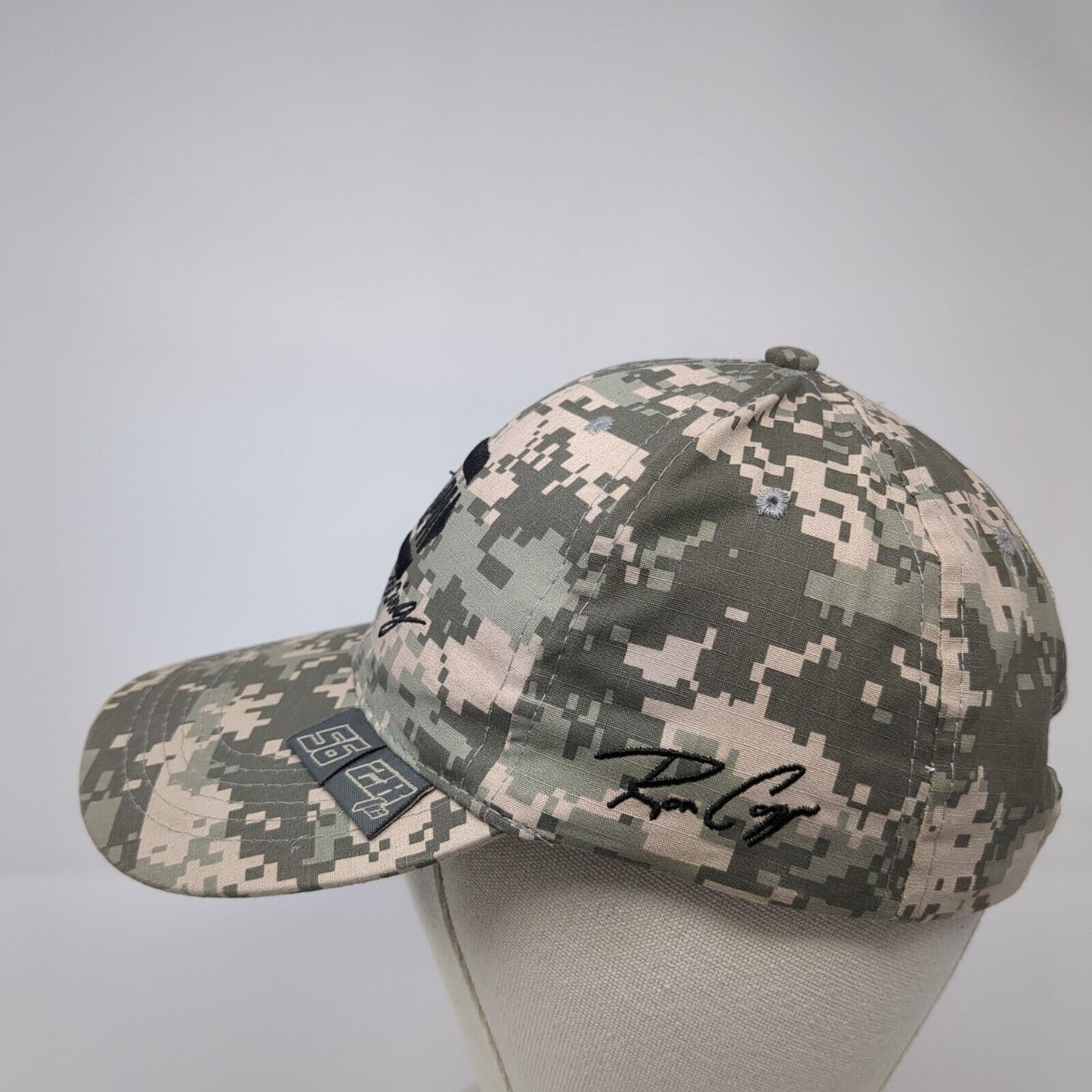 NAPA Racing Strapback Hat Camo One Size Intrepid Fallen Heroes Fund