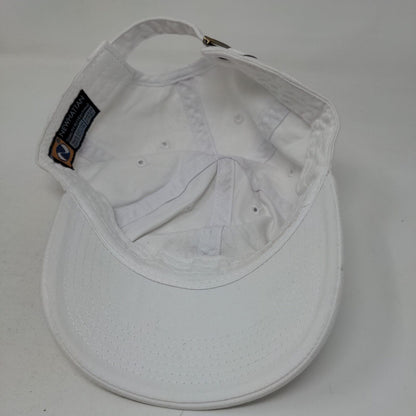 Puerto Rico Slideback Hat White OSFA Newhattan Rhinestone Bling