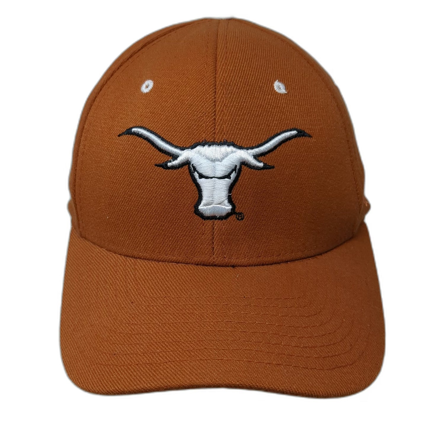 Texas Longhorns NCAA Zephyr Cap Brown White L Stretch Fit Embroidered Z-Fit Hat