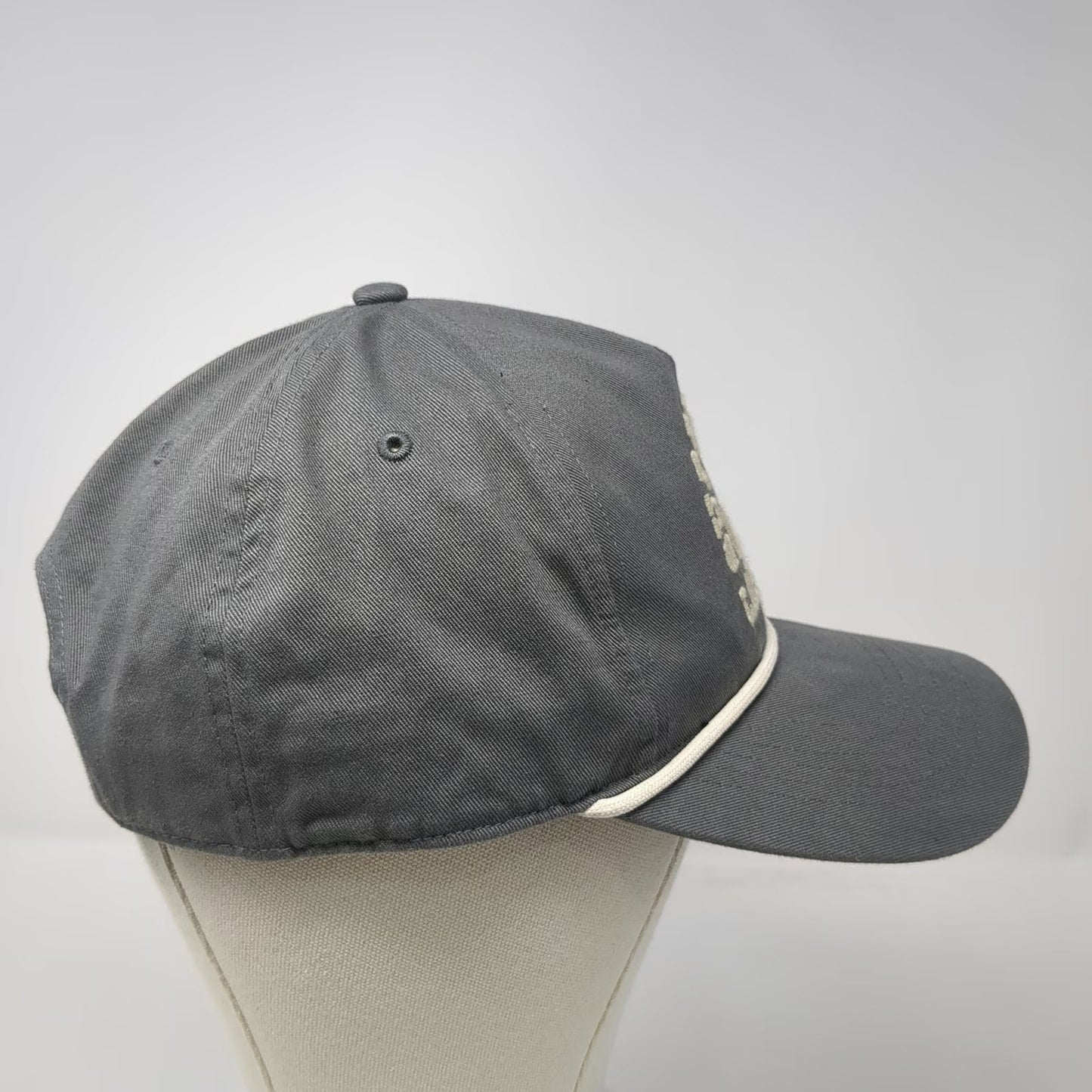 NFL Super Bowl LVIII '47 5 Panel Gray Hat One Size Snapback Rope Vegas Nevada