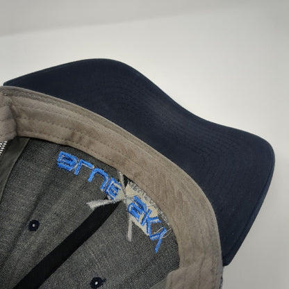 Blue Sky Helicopters Snapback Trucker Hat Blue One Size Adjustable Richardson