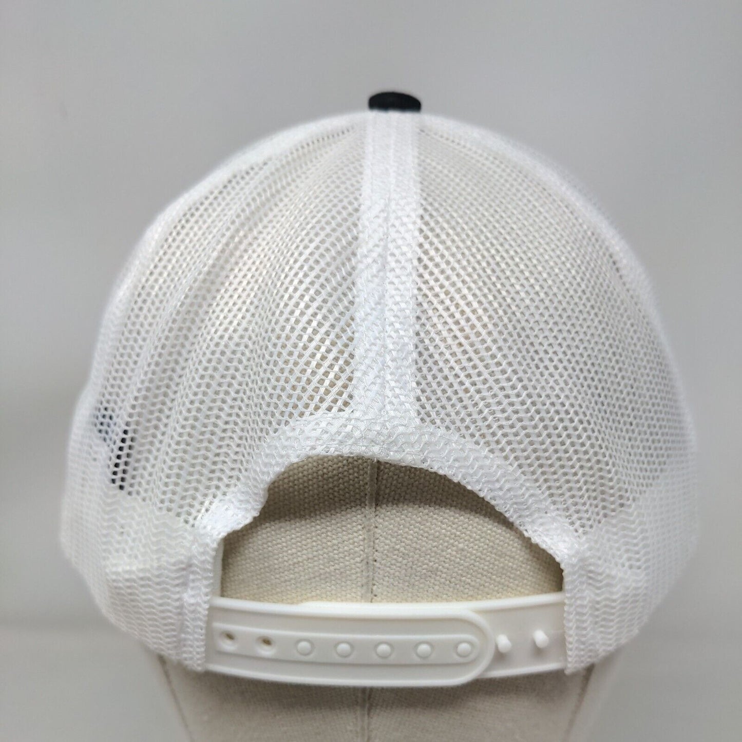 ZLL Snapback Trucker Hat Black One Size Embroidered Mesh Back Port Authority