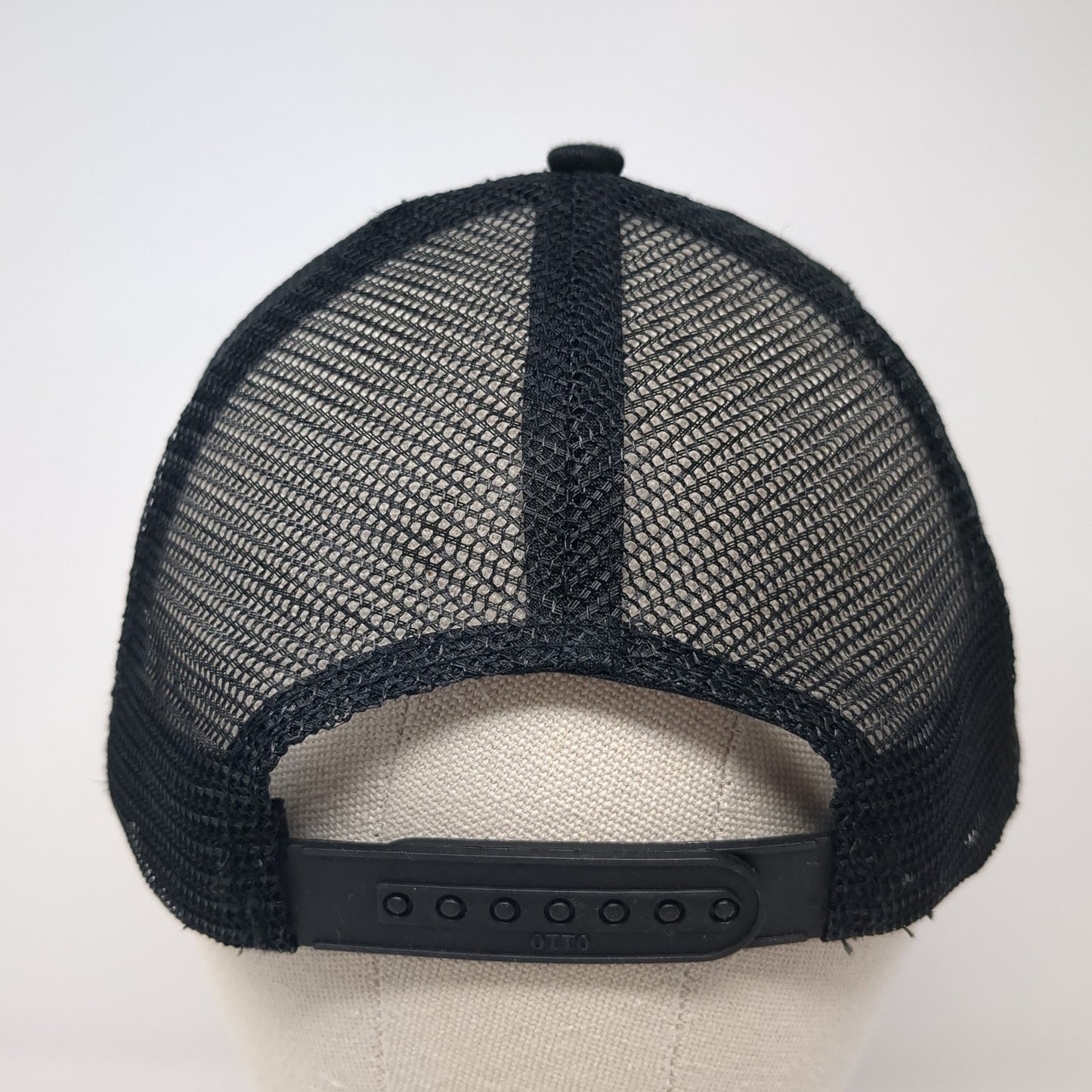 Cody Nite Rodeo Snapbck Trucker Hat Black One Size Adjustable Mesh Back Otto