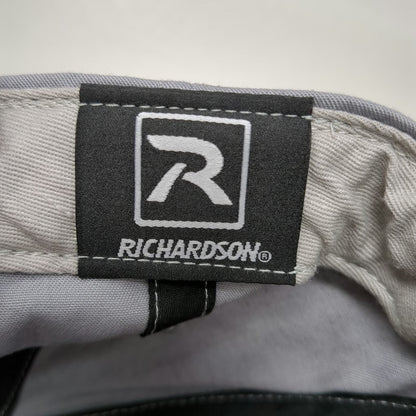 Richardson Snapback Gray L Performance Athletic Club Embroidery Flat Brim Hat