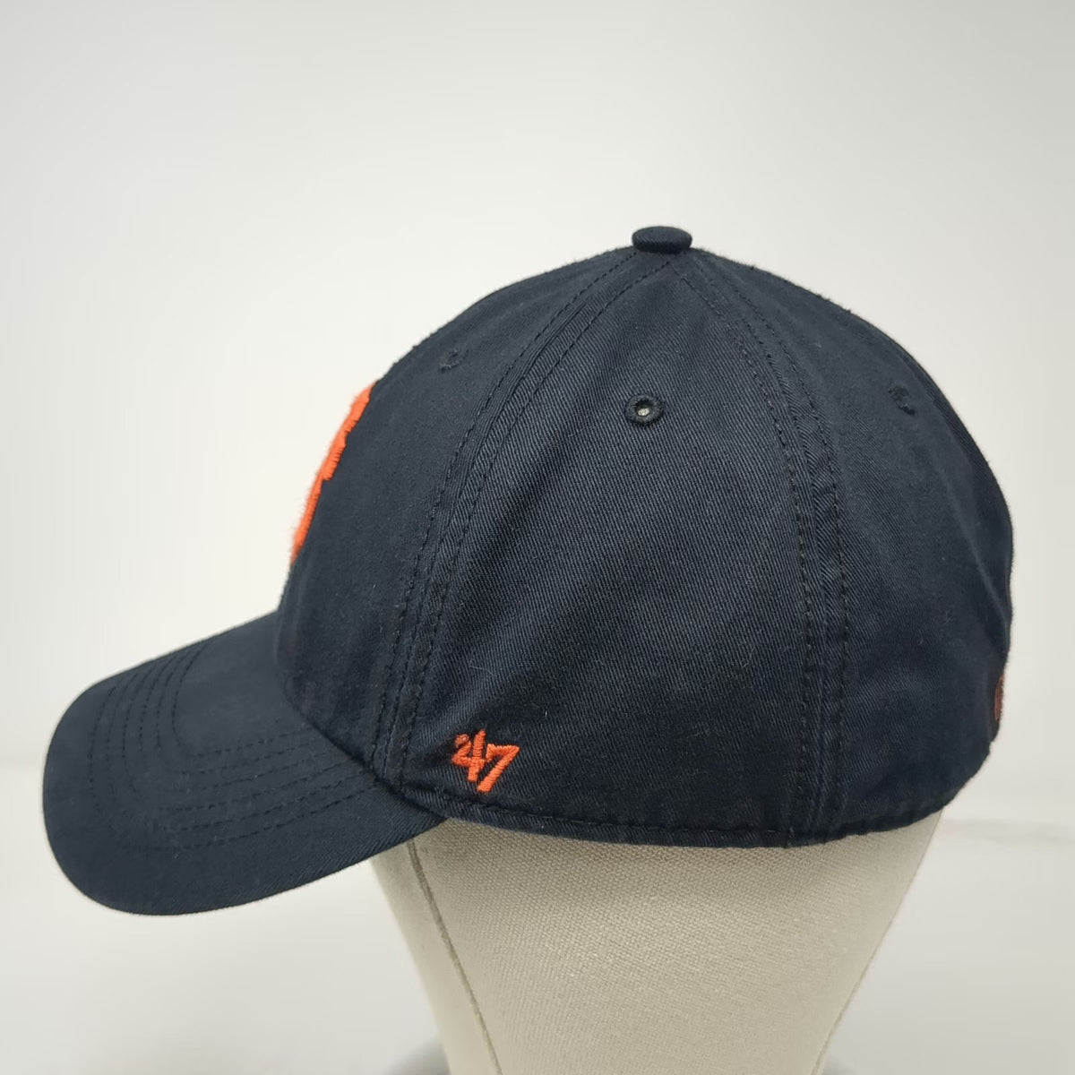 '47 San Francisco Giants MLB Baseball Cap Black M Fitted Green Underbrim Hat