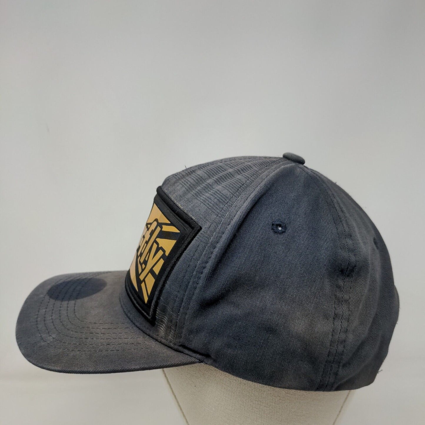 Superfly Snapback Hat Blue One Size Adjustable Embroidered 6 Panel Polyester