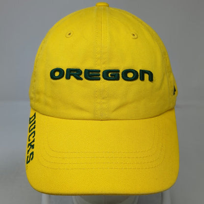 Russell Oregon Ducks NCAA Yellow Green One Size Adjustable Embroidered Cap Hat