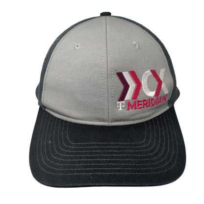 T-Meridian Snapback Mesh Back Trucker Hat Gray One Size Port Authority
