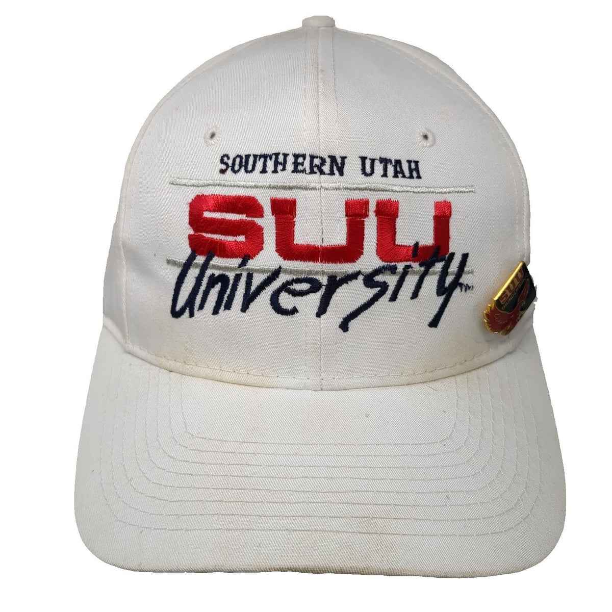 Southern Utah Thunderbirds NCAA Head To Toe Snapback White One Size Hat Pin SUU