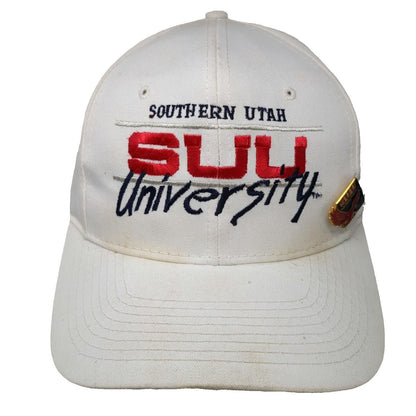 Southern Utah Thunderbirds NCAA Head To Toe Snapback White One Size Hat Pin SUU