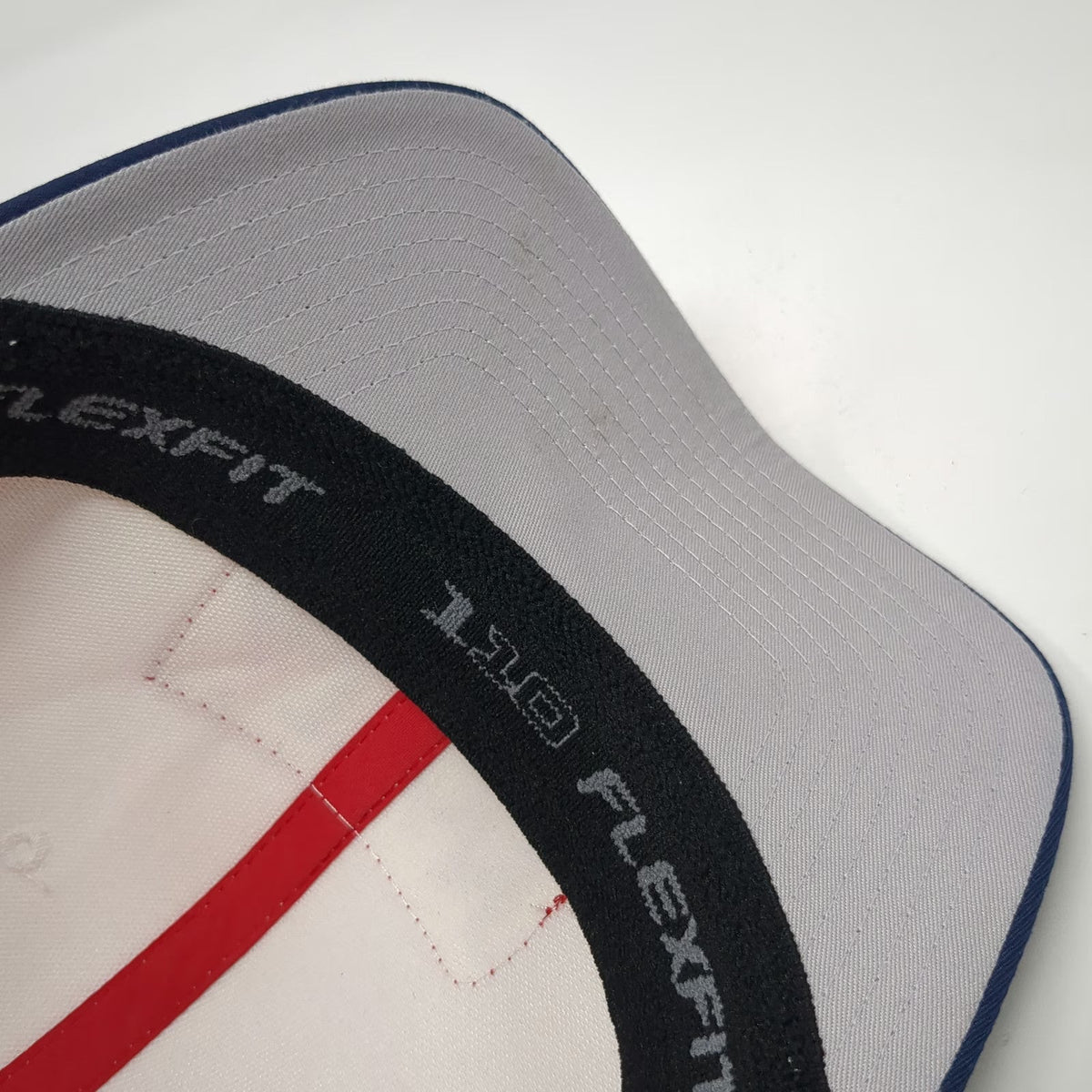 Cap America Trucker Hat White Red Blue One Size Amtrol Titan Composite Patch