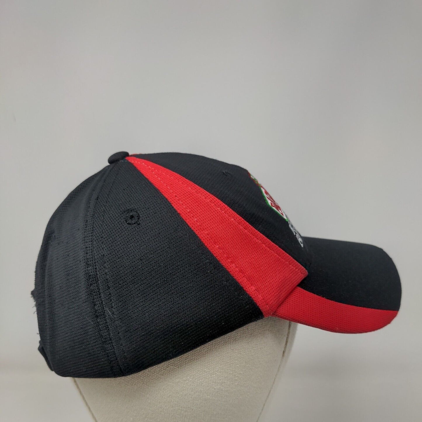 Papa John's Pizza Strapback Hat Black One Size Embroidered Adjustable