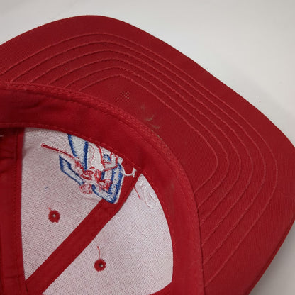 Rawlings Snapback Red One Size Mark McGwire 70 Home Run Cracker Jack USA Hat