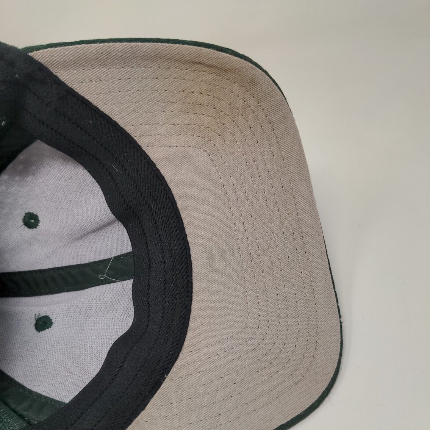 Morris Garages Fitted Hat Green S/M Breathable Mesh Vented Holes OC Sports