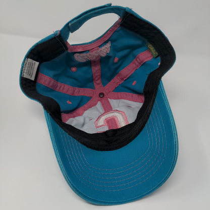Cabela's 1961 Strapback Hat Blue OSFM Adjustable Embroidered Vented Holes