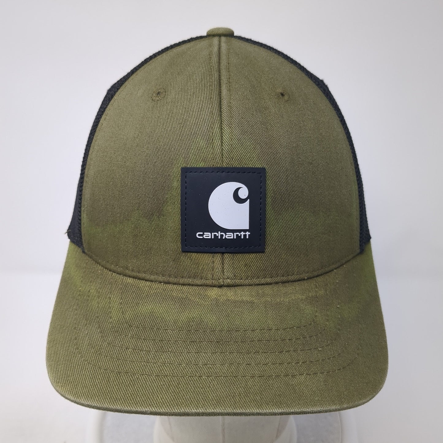 Carhartt Snapback Trucker Hat Green One Size Mesh Back Colorblock