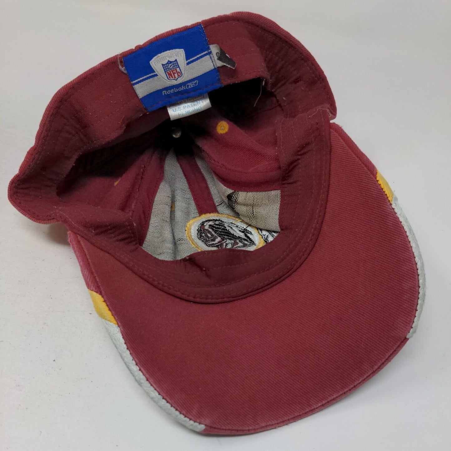 Washington Redskins Fitted Hat Reebok Multicolor OSFA NFL Embroidered Logo