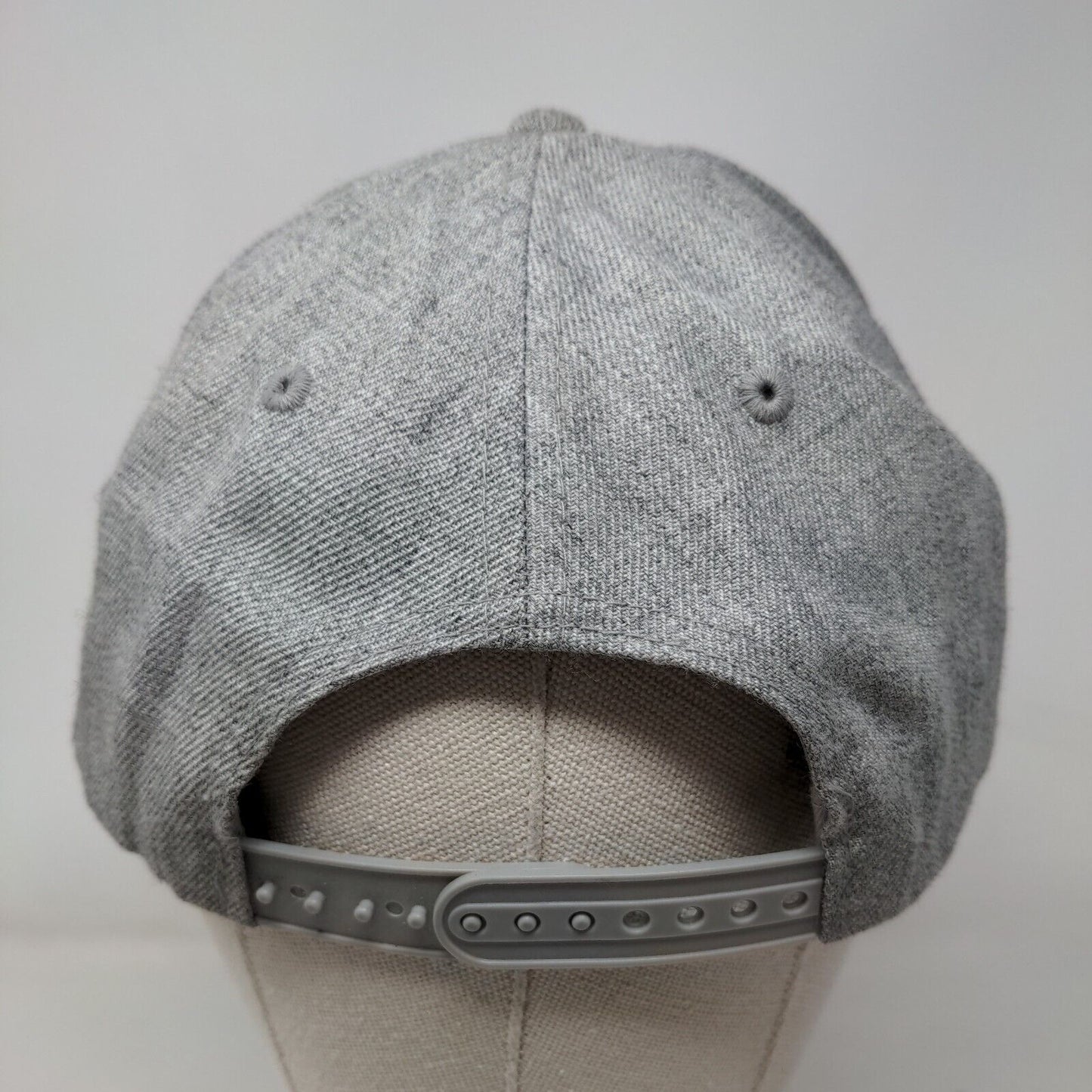 Bud Light Lime Snapback Hat Gray OSFM Adjustable Embroidered Quake City Caps