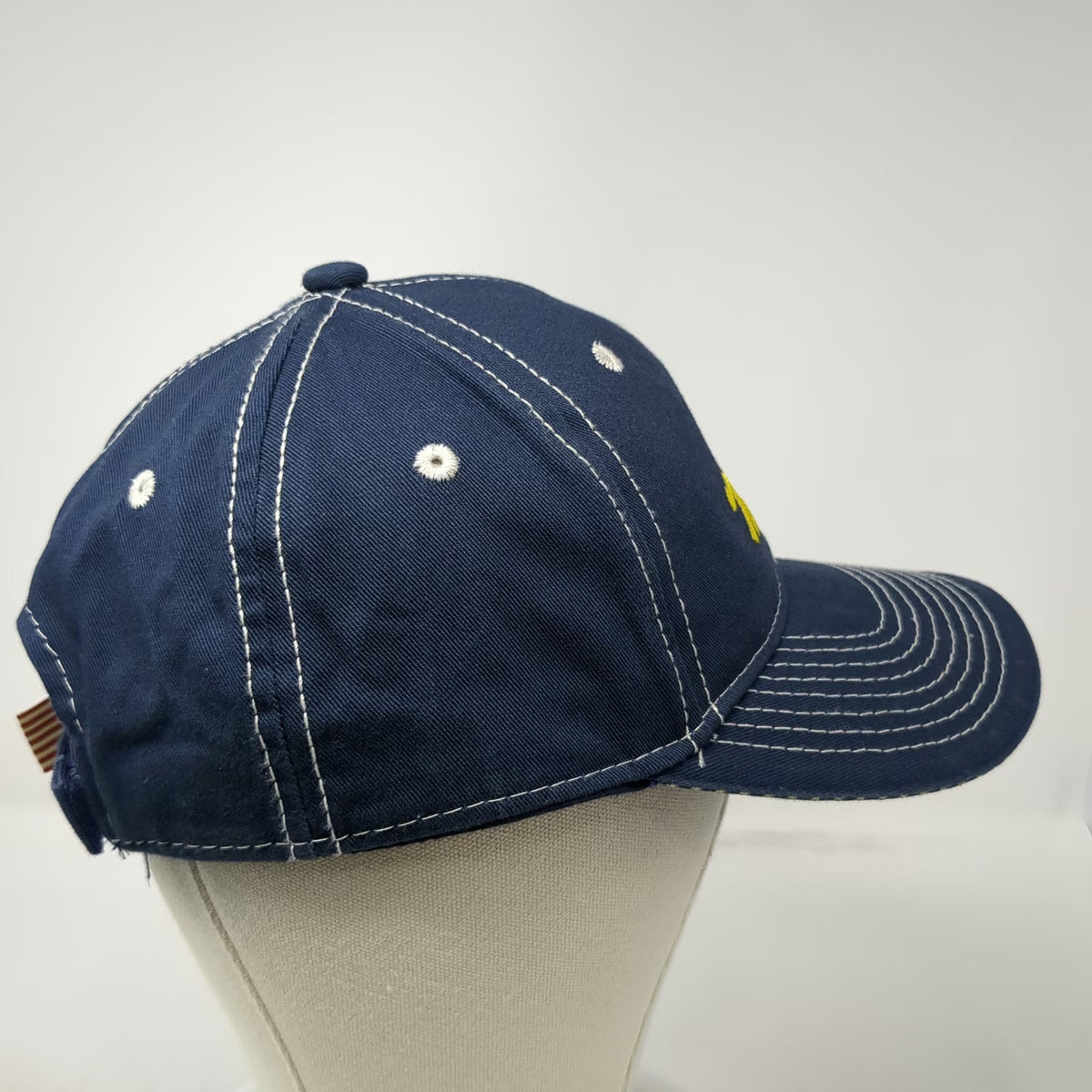 Outdoor Cap Blue One Size Baseball Cap C&K Metals Contrast Stitching USA Hat