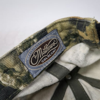 Mathews SoloCam Baseball Cap Green One Size Camo Hat Embroidered Hunting Archer