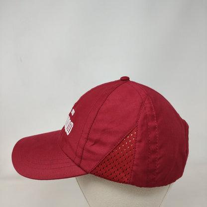 Silverwood Est. 1988 Strapback Hat Red OSFM Adjustable Embroidered Breathable