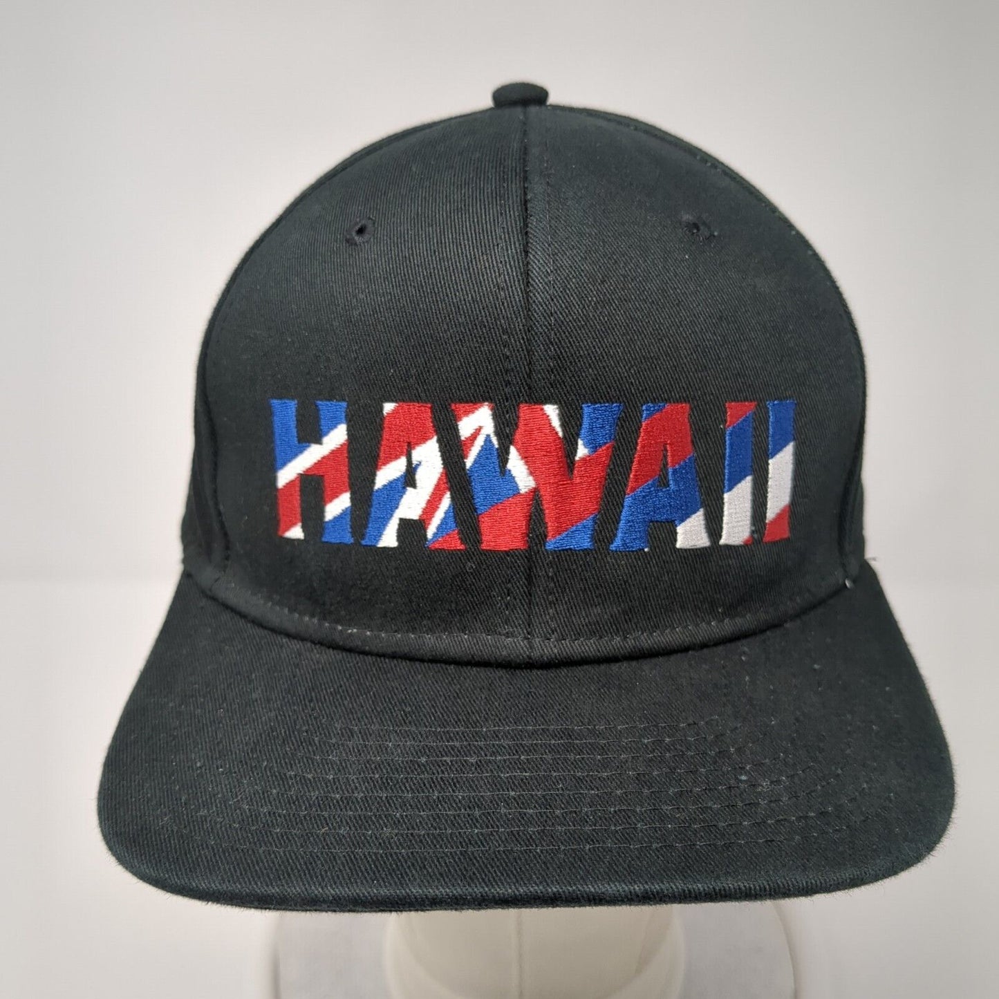 Hawaii Snapback Hat Black One size Adjustable Embroidered 6 Panel VANS