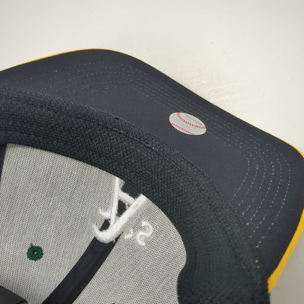 Oakland Athletics MLB OC Sports Green Yellow One Size Baseball Cap Strapback Hat