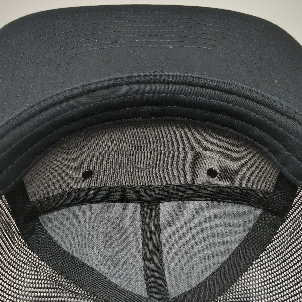 Richardson Trucker Hat Black One Size Lincoln Electric Patch Mesh Snapback Logo