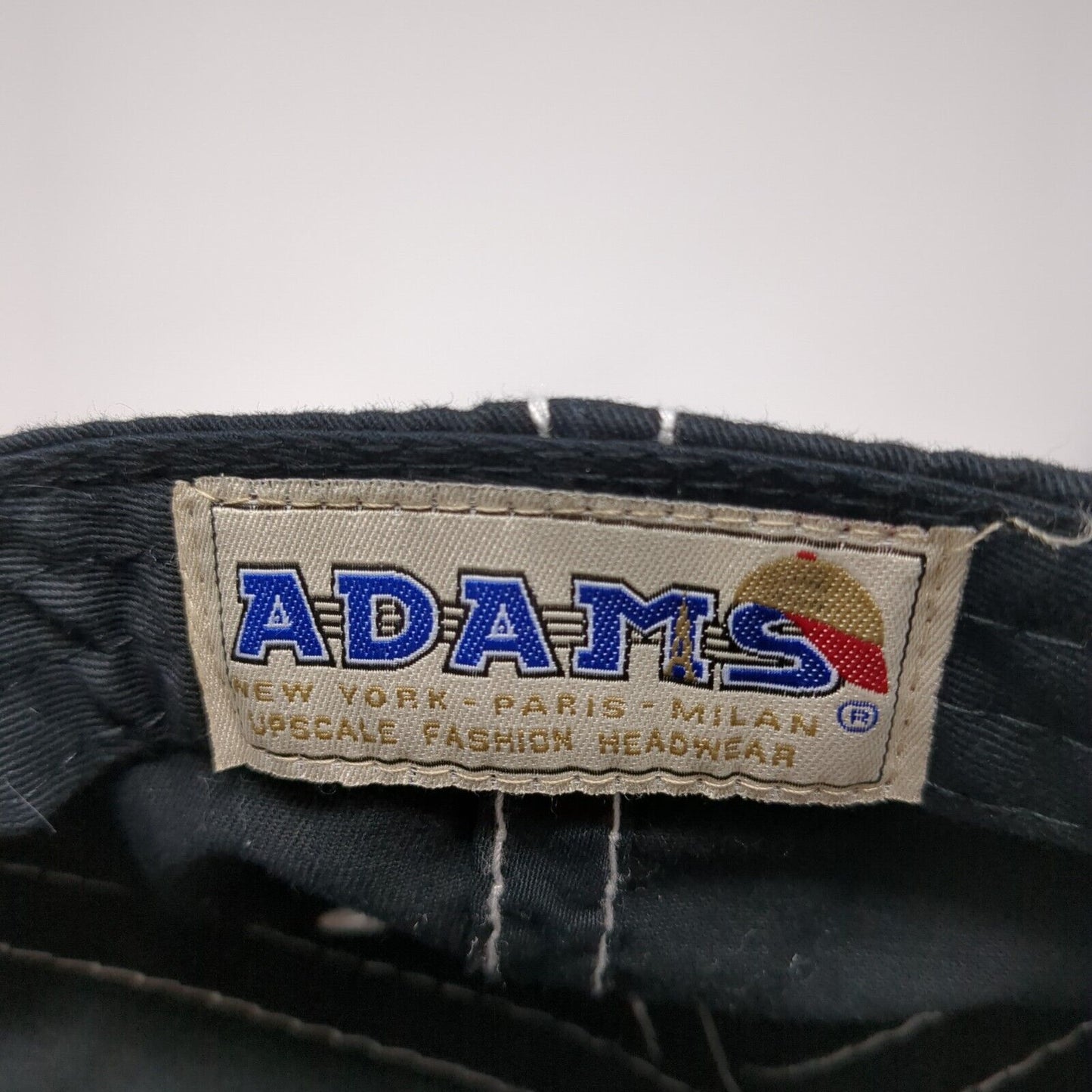 Adams Slideback Hat Multicolor One Size Adjustable 6 Panel Distressed Blank