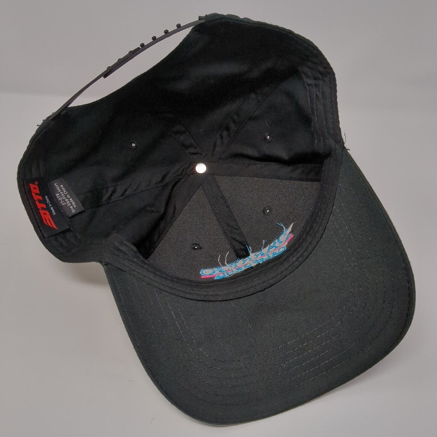 D'Arrigo California Snapback Hat Black OSFM Adjustable Embroidered Otto