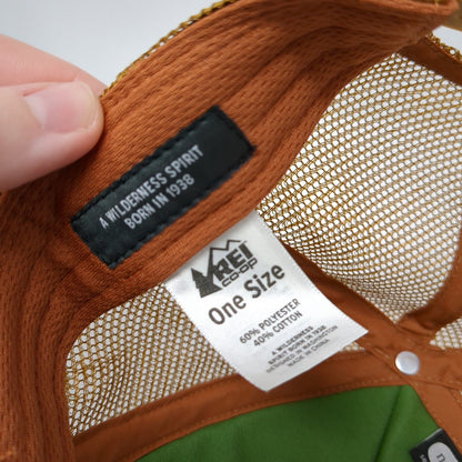 REI Outside With Pride Snapback Trucker Hat Multi One Size Mesh Back