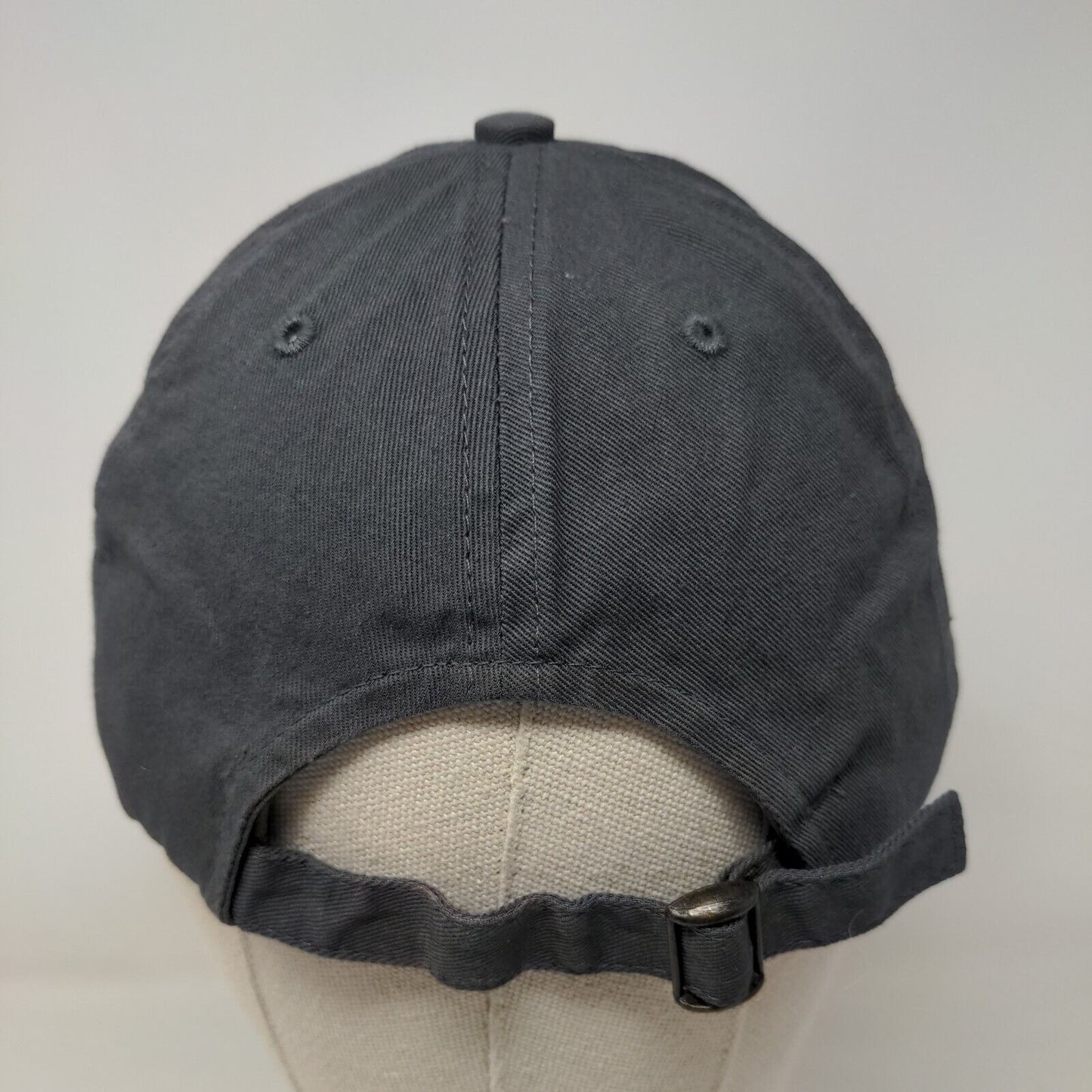 Cabela's Club Slideback Hat Gray OSFM Embroidered 6 Panel Vent Holes