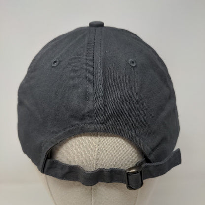 Cabela's Club Slideback Hat Gray OSFM Embroidered 6 Panel Vent Holes
