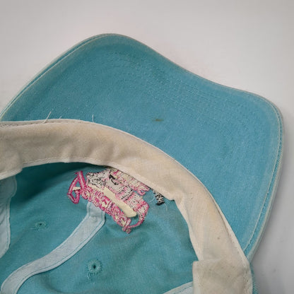 Fahrenheit Baseball Cap Blue One Size Bearcreek Downs Montana Pig Racing Hat