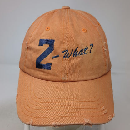 District Threads Baseball Cap Orange One Size Zihuatanejo Mexico Z-What? Hat