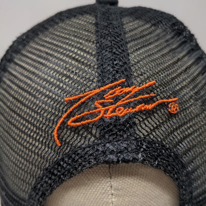 Stewart Haas Racing Men's Snapback Mesh Back Hat Black White OSFM Tony Stewart
