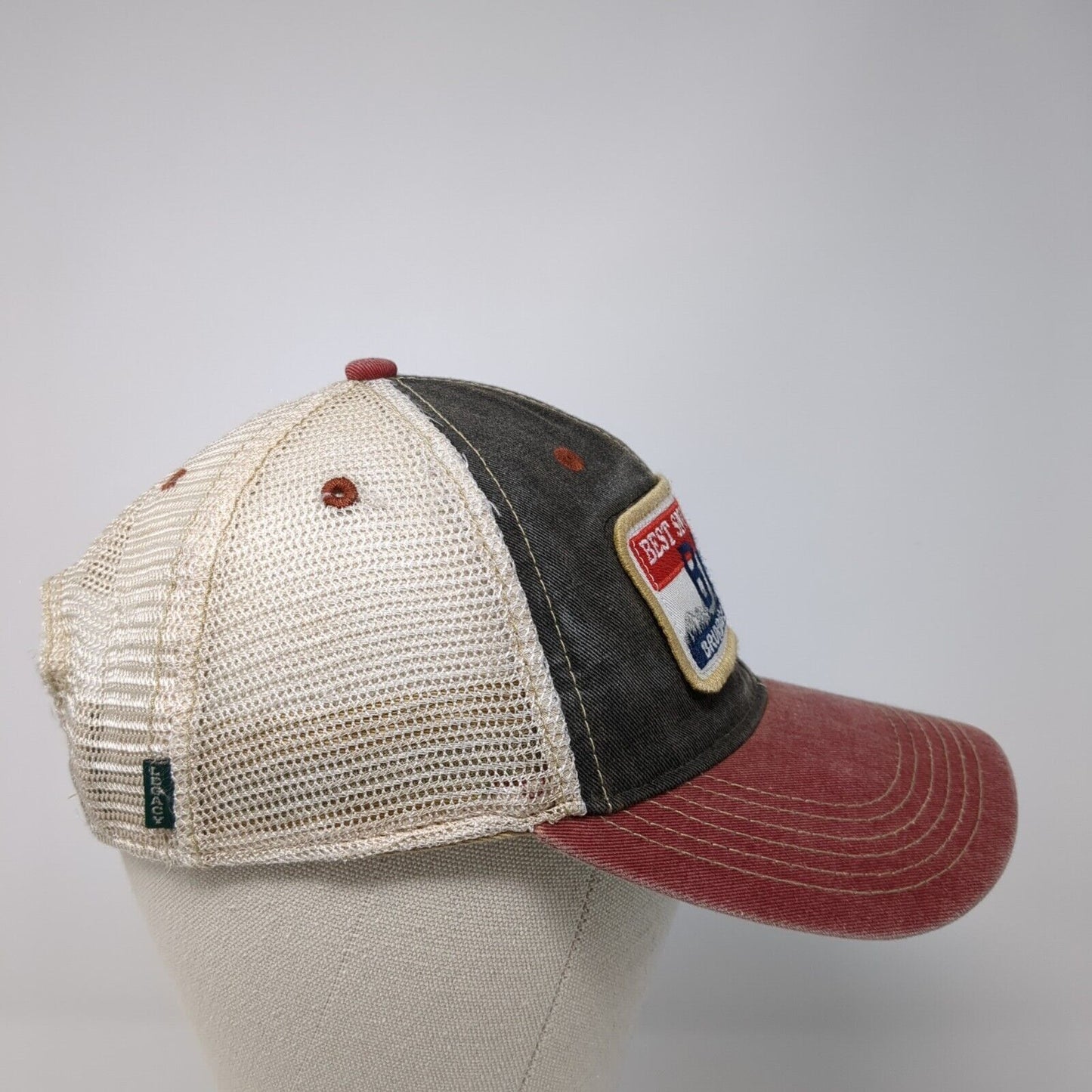 Best Snow In Idaho Snapback Trucker Hat Multicolor OS Adjustable Mesh Legacy