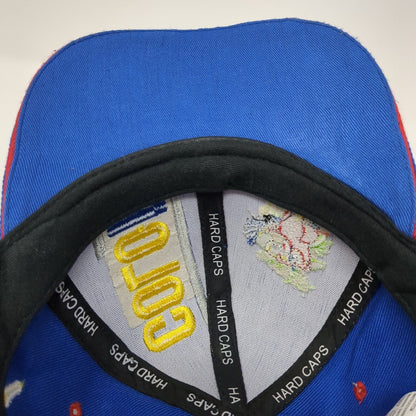 Colombia Strapback Hat Blue 57cm Solid Adjustable Embroidered W/Tags