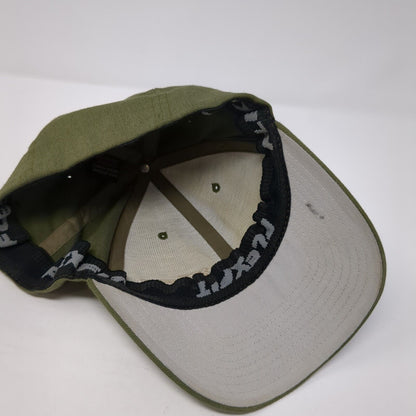 IG Fitted Hat Green One Size Embroidered Stretch Flexfit Vent Holes