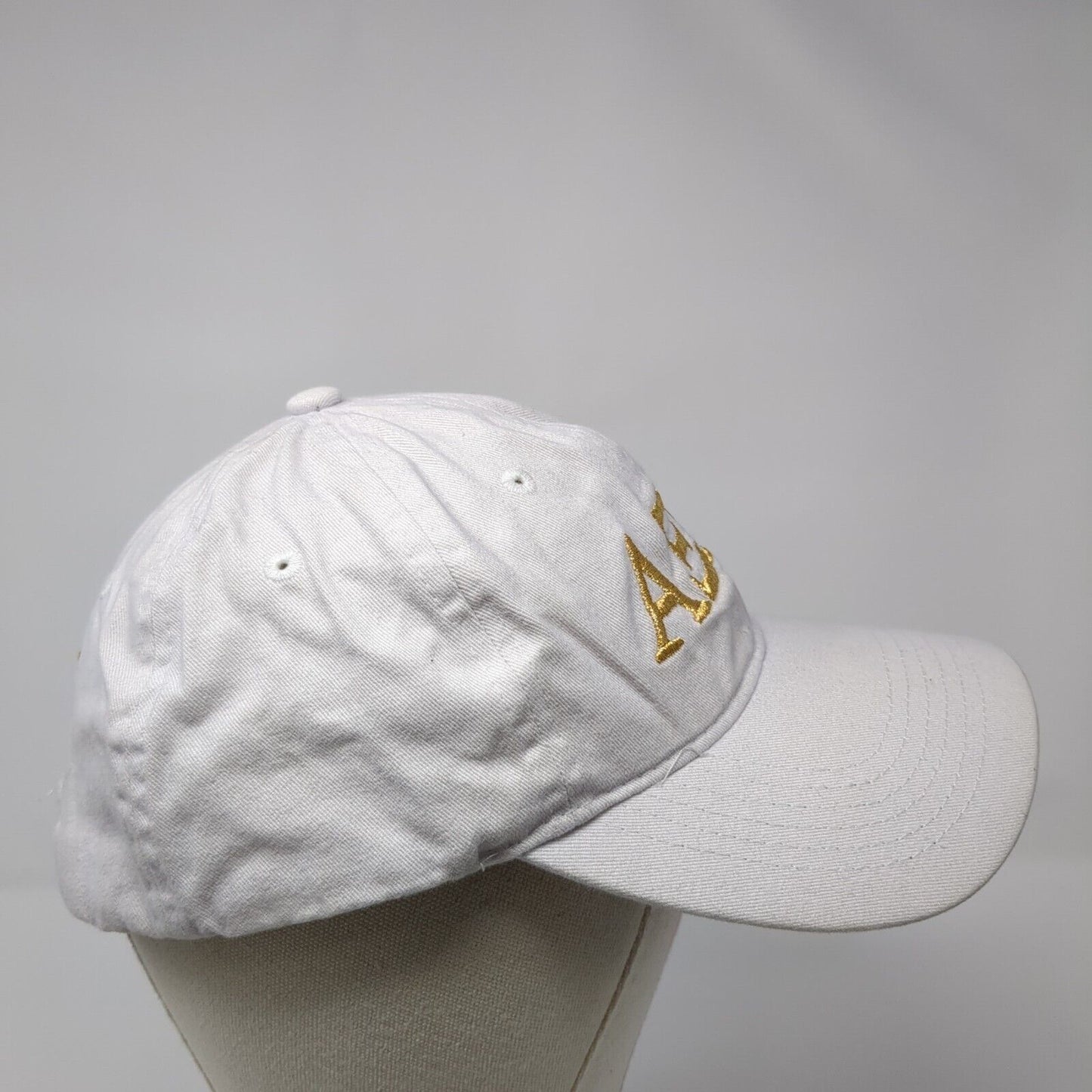 Alpha Xi Delta Good Life Slideback Hat White OS Adjustable Port & Company Cotton