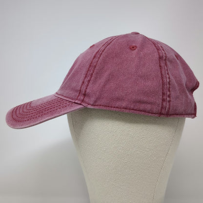 Baseball Cap Red Blue One Size Cape Cod Map Embroidered Hat Slideback Strap