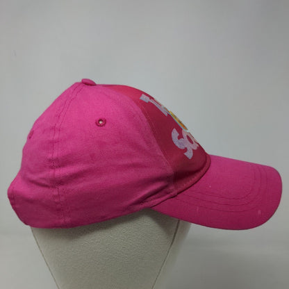 Space Jam a New Legacy Girl's Strapback Hat Pink OSFM Graphic Logo Lola Bunny