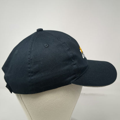 Port & Company Baseball Cap Black OSFM Strapback Roaring Springs Water Park Hat