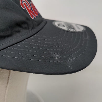 Rec N Roll Strapback Hat Gray OSFM Embroidered Laser Cut New Era 9Forty