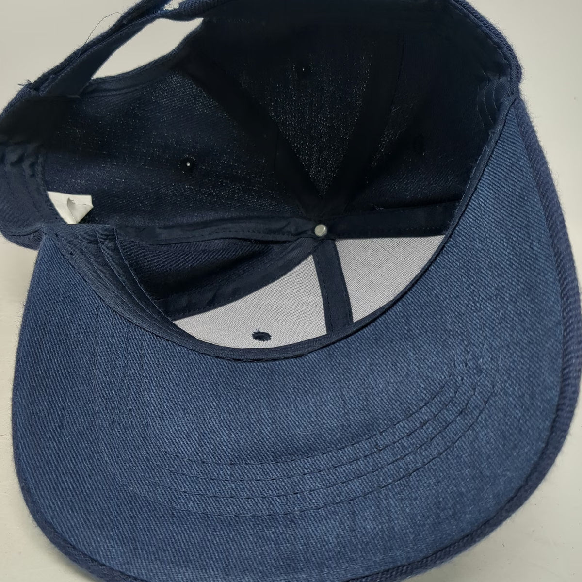 Blue Baseball Cap One Size Proud Air Force USAF Silver Embroidery Strapback Hat
