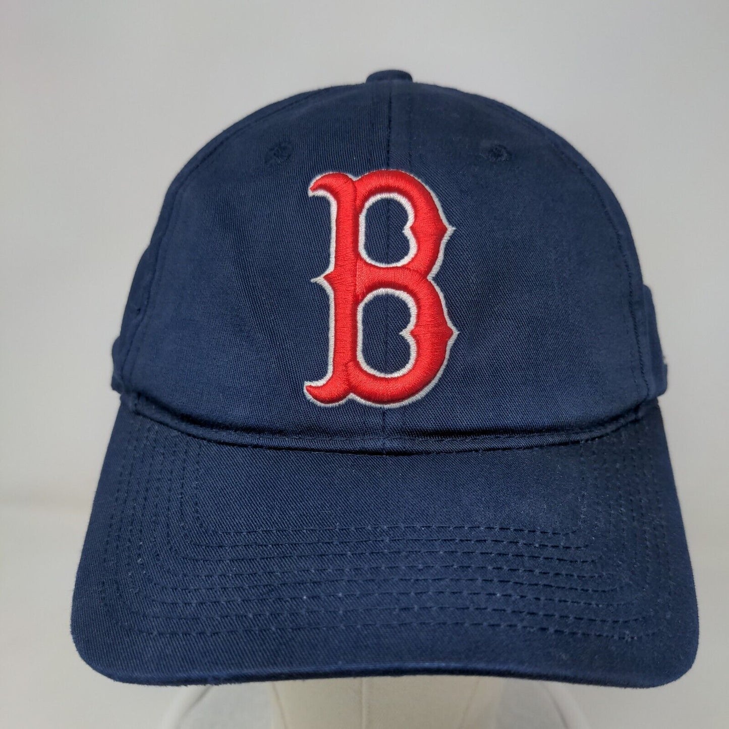 Outdoor Cap Men's Strapback Hat Blue S/M Embroidered Boston Red Sox Logo