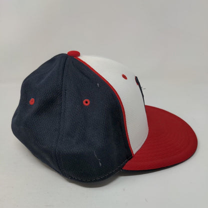 K Initial Fitted Hat Multicolor Size 6 7/8 Embroidered Colorblock Richardson